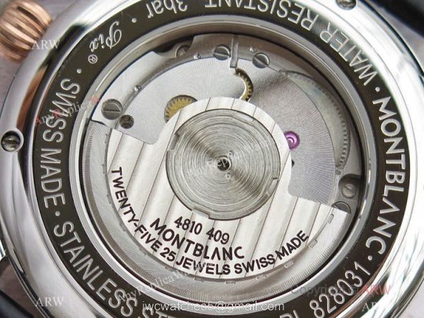 Mont Blanc Clone Star Legacy Moonphase Rose Gold Watch Montblanc AAA Watches