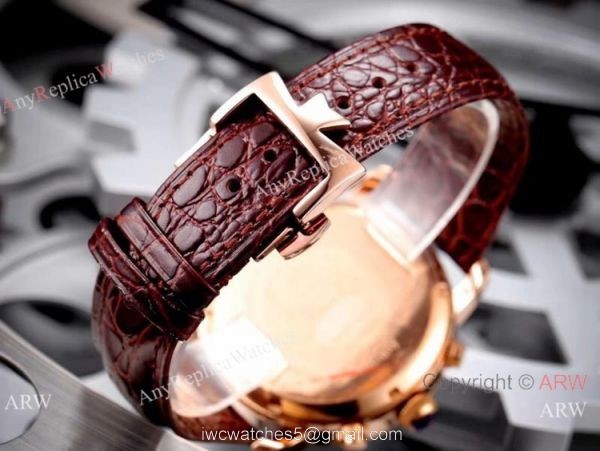 Copy Vacheron Constantin Geneve Chronograph Watches Rose Gold