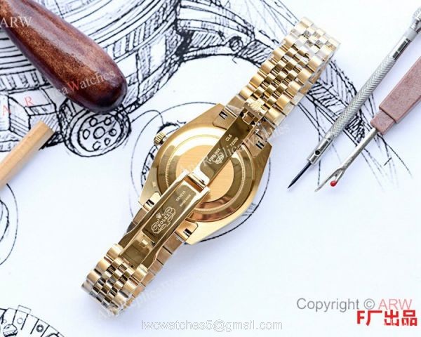 NEW UPGRADED Copy Rolex Datejust 2 Yellow Gold Watches 41mm