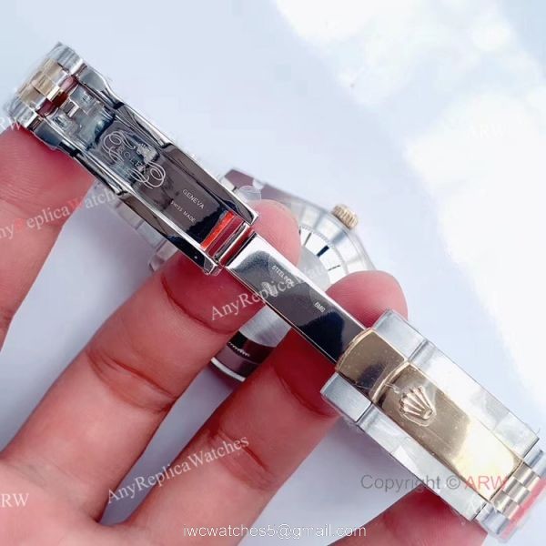 Noob Factory Replica Rolex Datejust Watches For Men With Gold And Silver Jubilee Bracelet