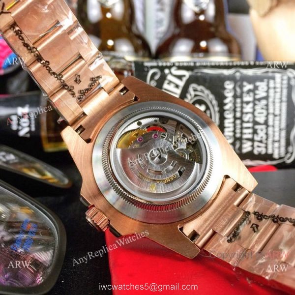 Rolex Submariner Engraving Rose Gold Watches Buy Replica