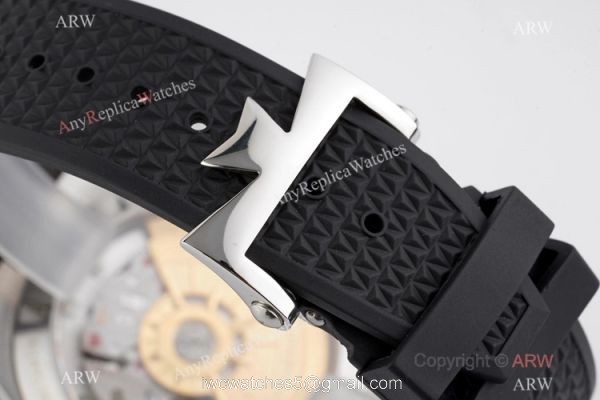 Super Clone Vacheron Constantin Overseas Chronograph Black Dial Watch