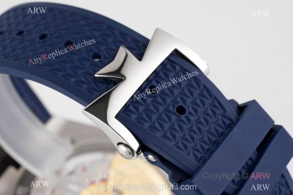 Swiss Copy Vacheron Constantin Overseas Chronograph 5500V Watch Blue Face