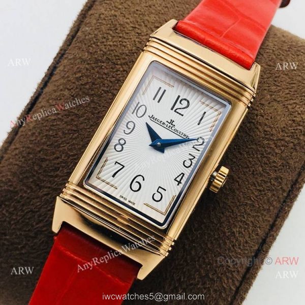 Swiss Copy Jaeger-LeCoultre Reverso One Ladies Watch Rose Gold Sapphire Glass