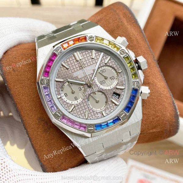 Fashion Style Audemars Piguet Royal Oak Rainbow Copy Watches