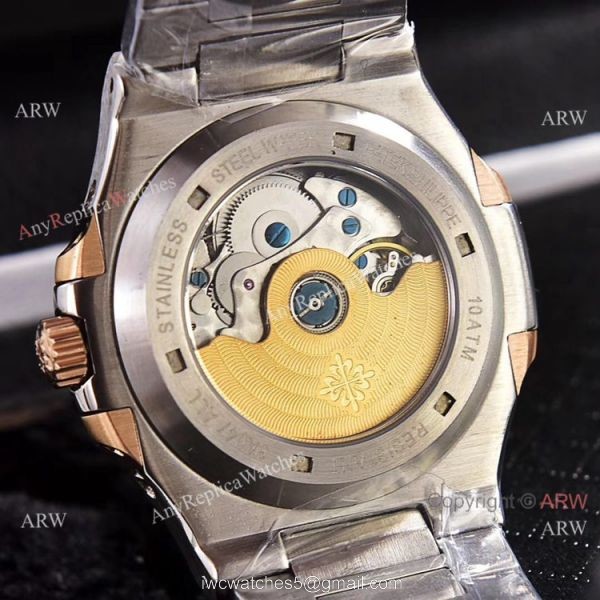 Copy Patek Philippe Annual Calendar Watches 39.5mm 2-Tone Rose Gold