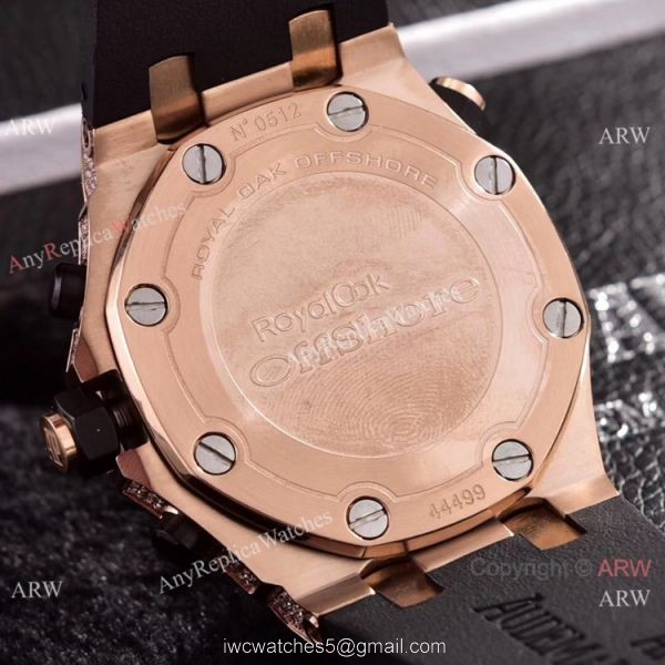 Audemars Piguet Royal Oak Offshore Diver Iced Out Watches Rubber Strap