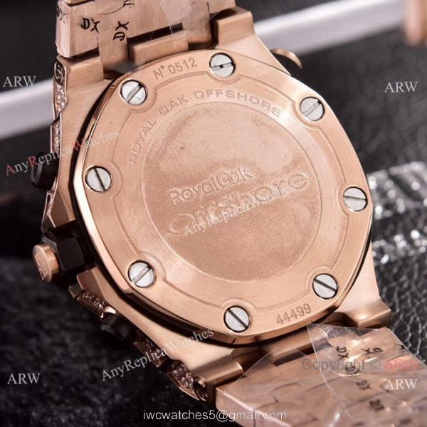 Copy Audemars Piguet Royal Oak Offshore Diver Iced Out Diamond Watches 43mm
