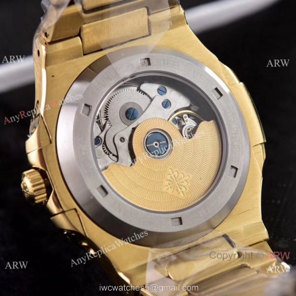 Patek Philippe Annual Calendar Full Diamonds 41mm Watches All Gold Case