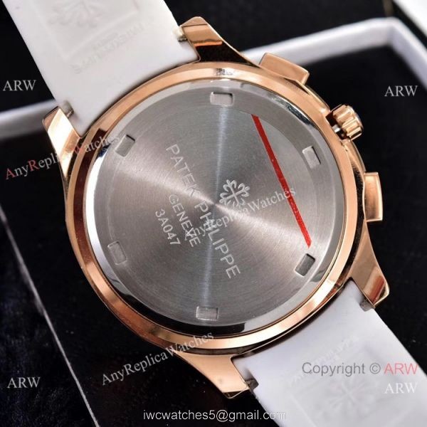 Best Clone Patek Philippe Aquanaut VK Quartz Watches Rose Gold Case