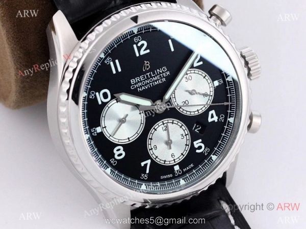 2021 New! Breitling Premier B01 Chronograph Swiss 7750 Watch Leather Strap
