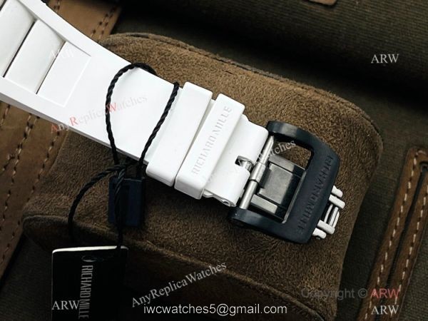 RM Factory 1:1 Replica Richard Mille RM35-02 Rafael Nadal Watch NTPT Case White Rubber Strap