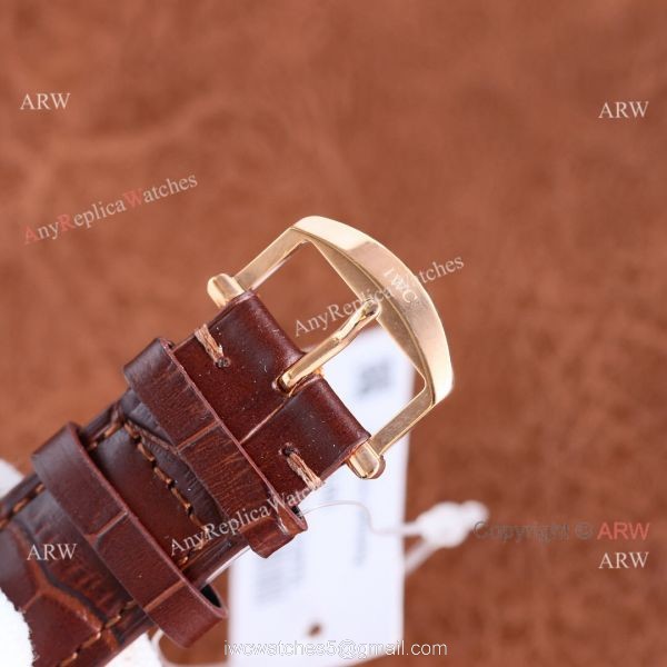 Knock-off IWC Portofino Citizen 9015 Rose Gold Case Watch