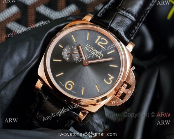 Good Quality Panerai Luminor Due 42mm Grey Dial Autmatic Watch Replica