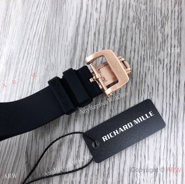 Swiss Quality Richard Mille RM007-1 Women Watch CarbonRose Gold Case