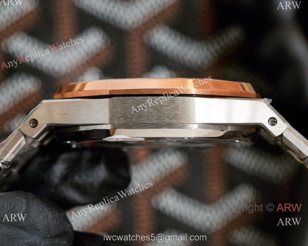 Knockoff Audemars Piguet Royal Oak 42mm Watch 2-Tone Rose Gold Chronograph