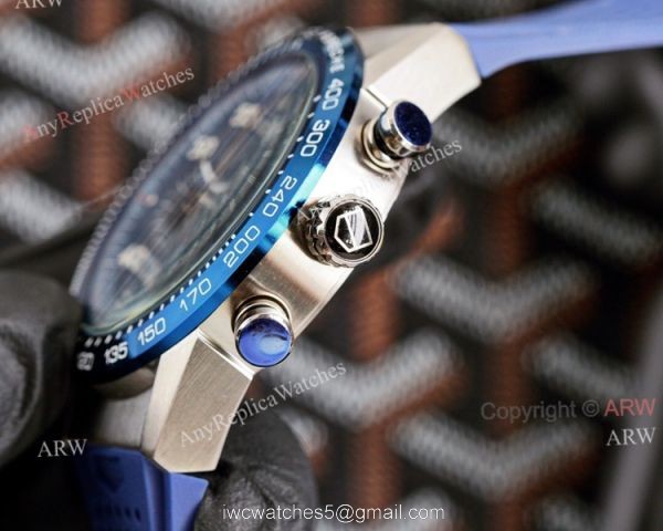 New Tag Heuer Carrera Blue Dial 44mm Tag Heuer Carrera Porsche Chronograph Special Edition Replica Watches