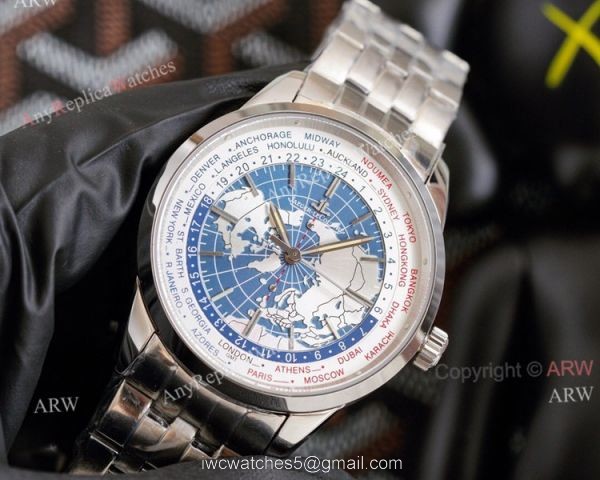 Swiss Replica Jaeger-LeCoultre Geophysic Universal Time Watch SS