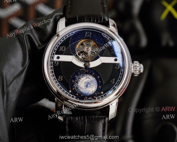 White Face Montblanc Tourbillon Geosphere Watch Replica For Men Size 42mm