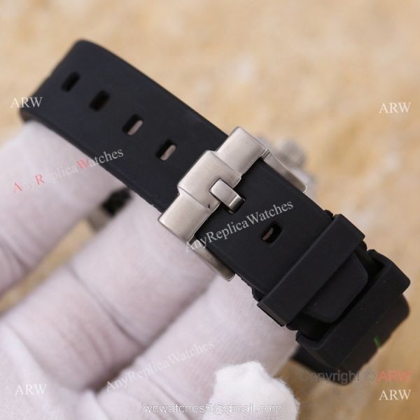 Swiss Quality Rolex Submariner Citizen 8215 Watch Black Dial Rubber B Strap