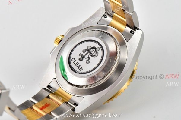 Clean Factory Rolex 116613 LB Rolex Smurf Submariner Stainless Steel Gold Superclone Watch