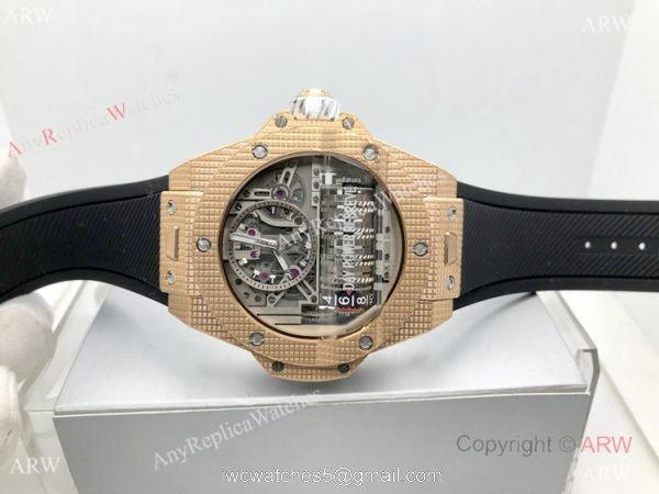 Copy Hublot Big Bang MP-11 Watch Automatic New Rose Gold Case