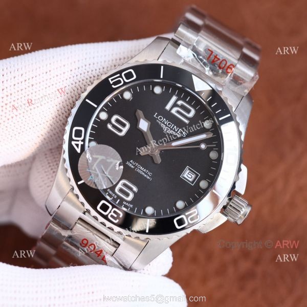 Top Replica Longines Hydroconquest 41mm Blue Face 904L Stainless Steel Watch For Men