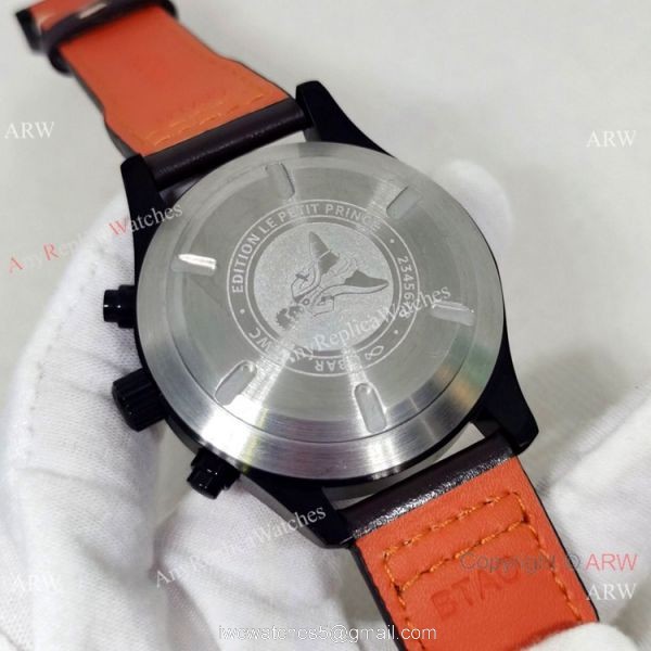 Best Replica IWC Pilots Cherry red Face Rose Gold Automatic Watches