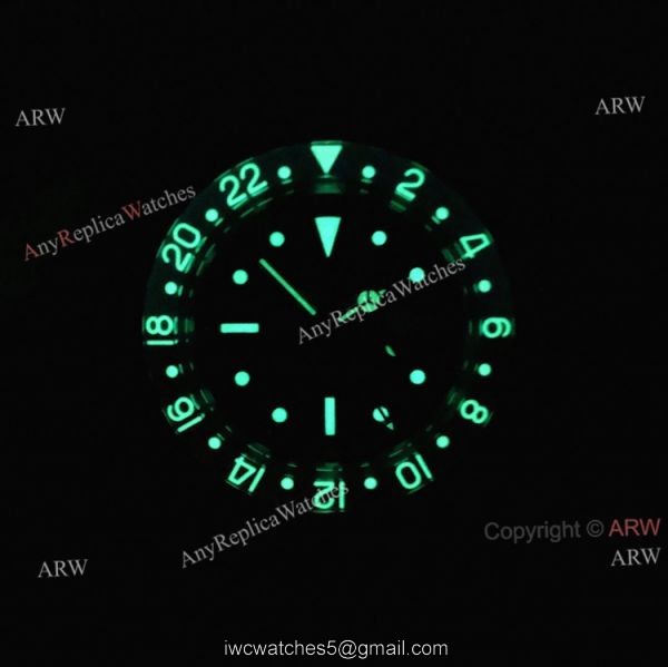 Replica Vintage Rolex GMT-Master 6542 Black Face Asia 2836 Automatic Watch