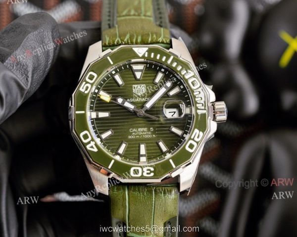 Copy Tag Heuer Aquaracer Blue Face 43mm Watch Automatic Good Quality