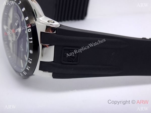 High Quality Ulysse Nardin Perpetual Black Rubber watch Copy