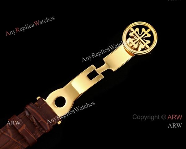 Swiss Copy Patek Philippe Complications Moonphase 4968R Watch Gold Case