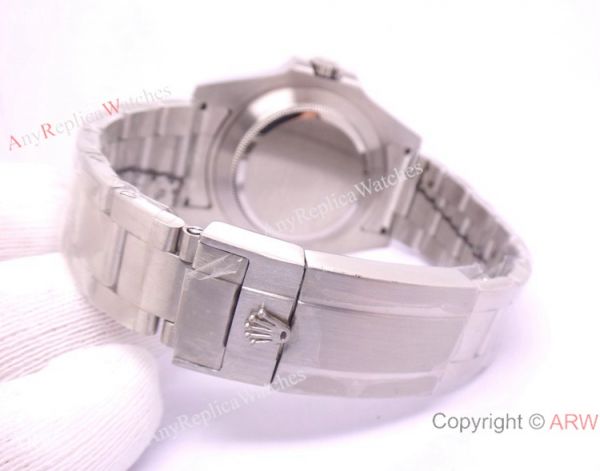 NEW UPGRADED Replica Rolex Explorer II GMT Watch Stainless Steel Black 42mm