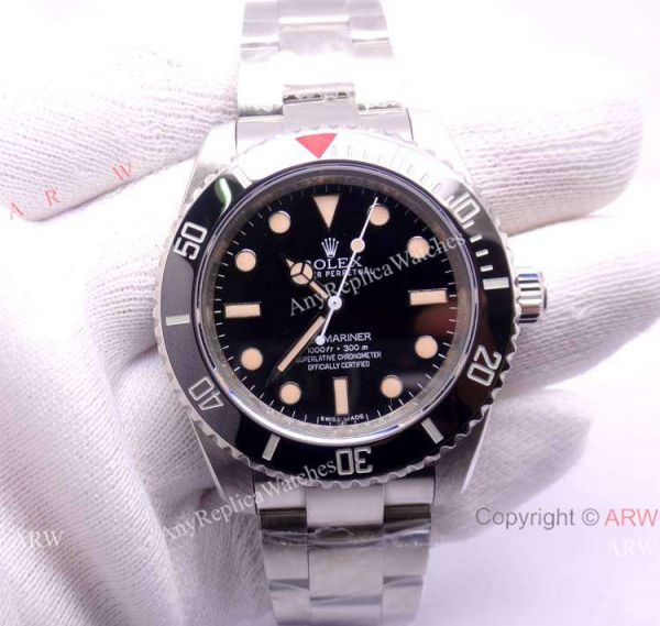 NEW UPGRADED Replica Rolex Submariner The Heritage Sub HS01 Watch / SS Black
