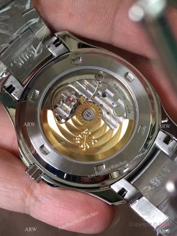 Swiss Patek Philippe Aquanaut 324SC Stainless Steel Blue Dial Replica Watch