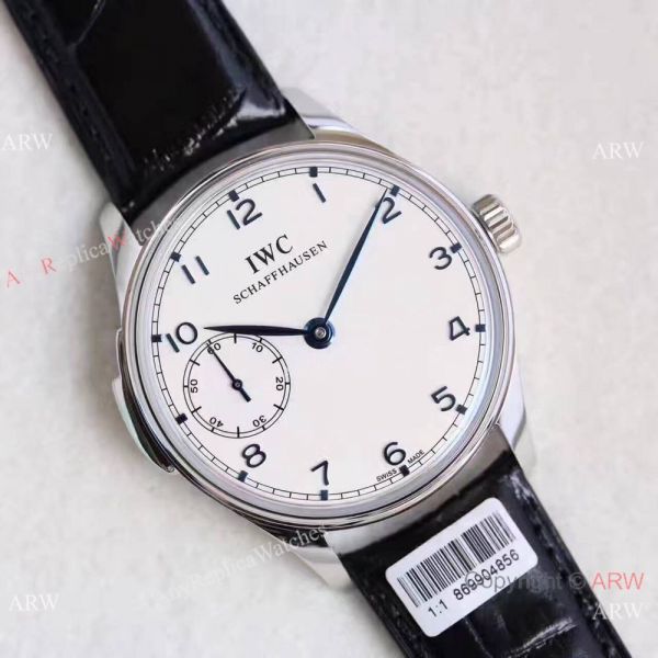 High Quality IWC Portuguese Minute Repeater White Dial SS Watch Low Price