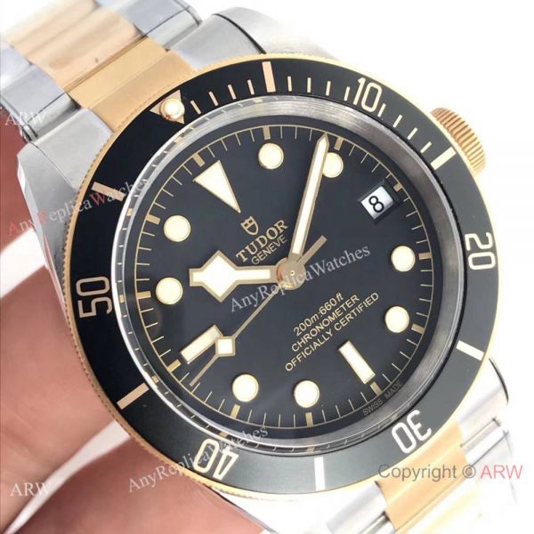 New Baselworld Tudor Heritage Black Bay 79230B 2-Tone Watch Replica