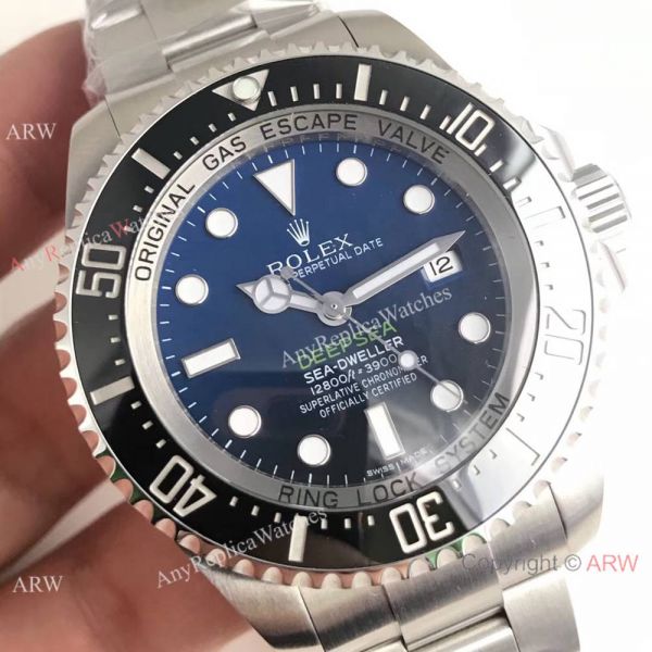 AR Factory Rolex Deepsea Sea Dweller Ref.116660 D-Blue Dial Swiss ETA 3135 Watch 44 mm