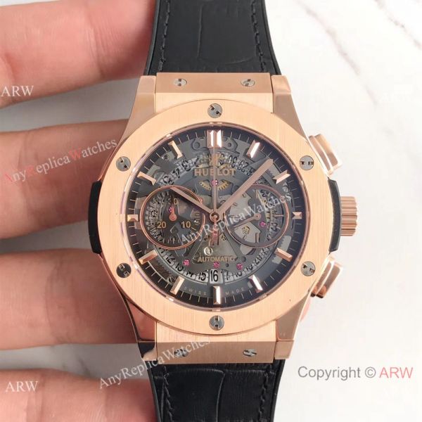 Swiss Copy Hublot Big Bang Classic Fusion Black Case Watch 7750 Valjoux