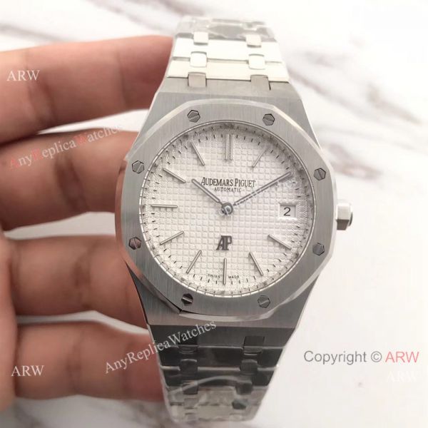 Replica Audemars Piguet Royal Oak Stainless Steel Watch 39mm Black Dial