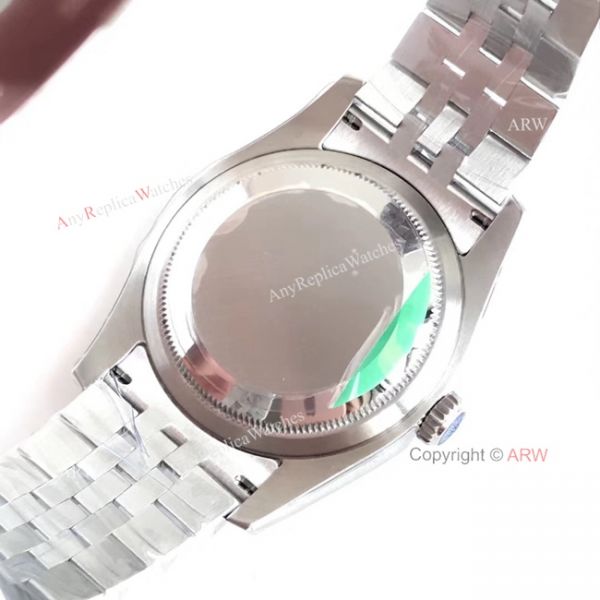 AR Factory V2 Rolex Datejust 36 Black Roman Dial Jubilee Watch SWISS 3135 MOVEMENT