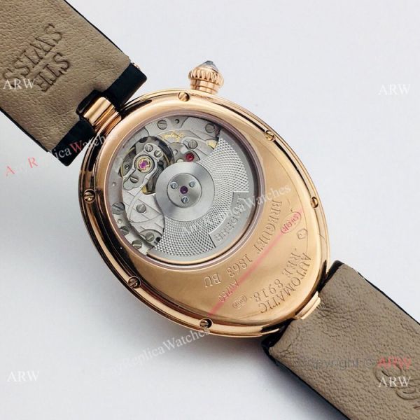 Breguet Reine De Naples Ladies Swiss 1:1 Rose Gold Replica Watch