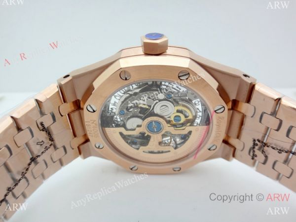 Audemars Piguet Royal Oak Rose Gold 43mm Watch / Fake AP Skeleton