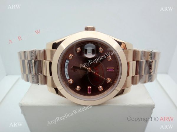 Replica Rolex Presidential Diamond Day-Date 40mm Watches Yellow Gold