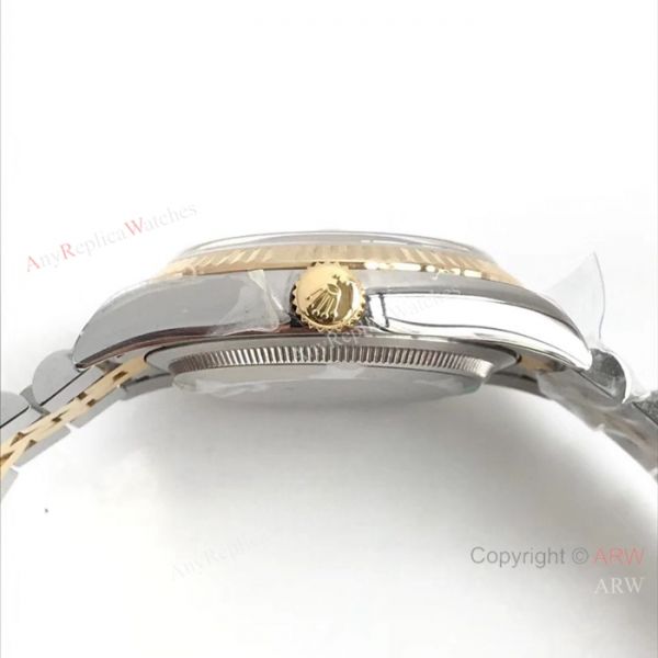 AR factory Replica Rolex DateJust 904L 3135 Watches Two Tone Jubilee Bracelet