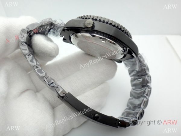 Best Copy Omega Seamaster Planet Ocean GMT Watch Black Steel