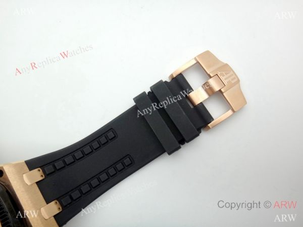 Replica Audemar Piguet Survivor Chronograph Watch Rose Gold Case