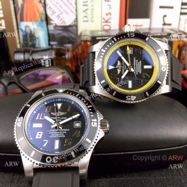 Copy Breitling Superocean Chronometre Abyss Watches Red Inner