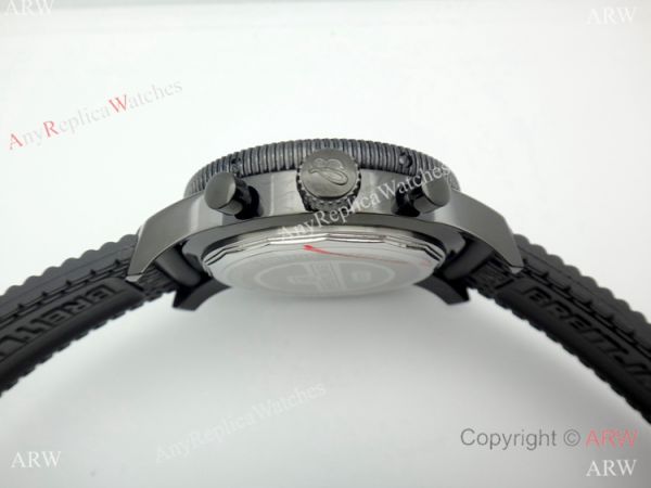 Solid Black Breitling Superocean Heritage II Replica Watches