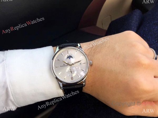 2019 Copy Jaeger-LeCoultre Master Moonphase Stainless Steel Watch